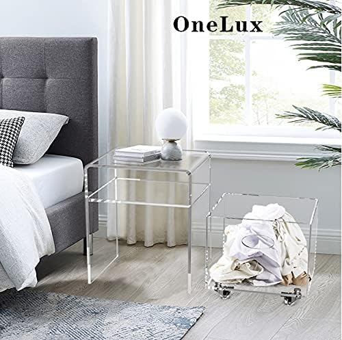 ONELUX 2088 Clear Acrylic nightstand - Image 3