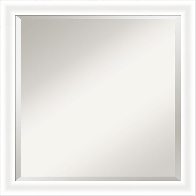 Amanti Art White Bathroom Mirror by AmantiArt