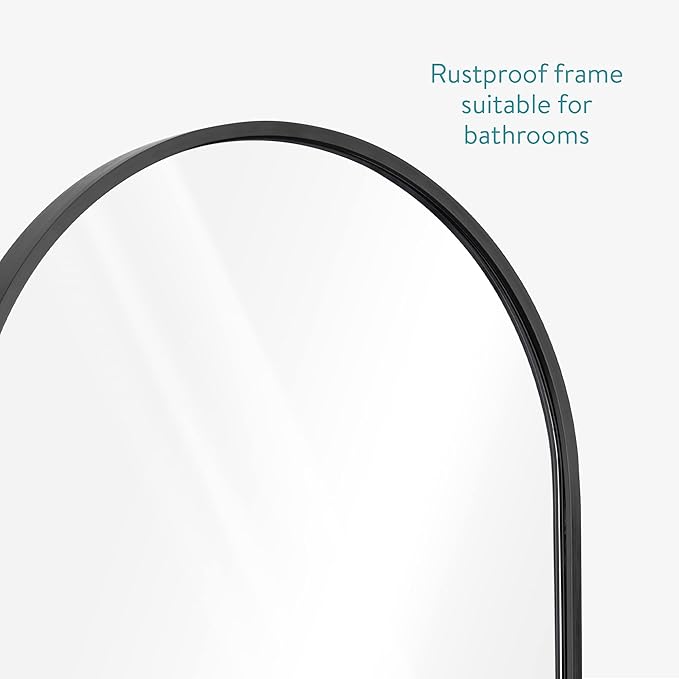 Navaris Oval Wall Mirror - Image 4