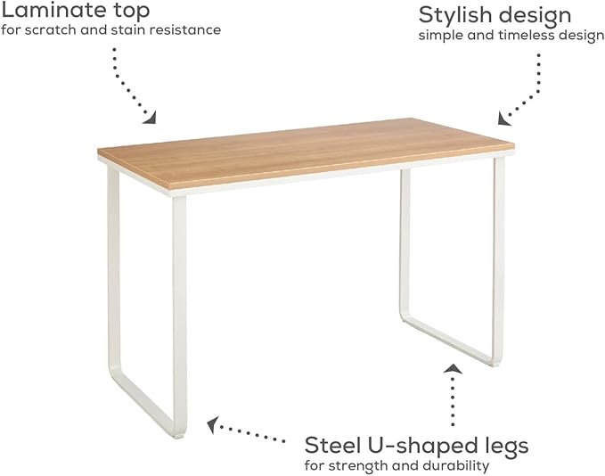 Safco Simple Design Table Desk - Image 8