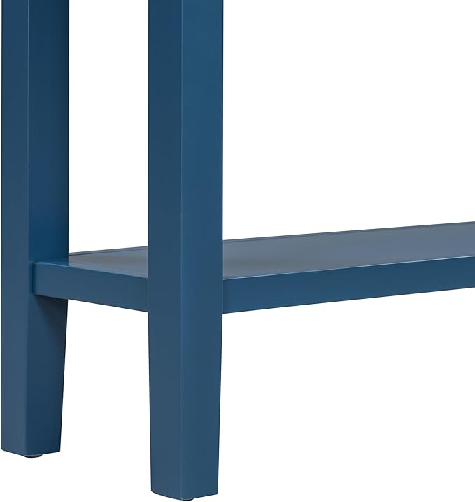 Ball & Cast 60“ Contemporary 4 Drawers Console Table, Long Narrow Entryway-Table - Image 10
