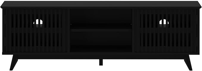 Plank+Beam Mid-Century Modern Wood TV Stand, Solid Wood Entertainment Console - Image 12