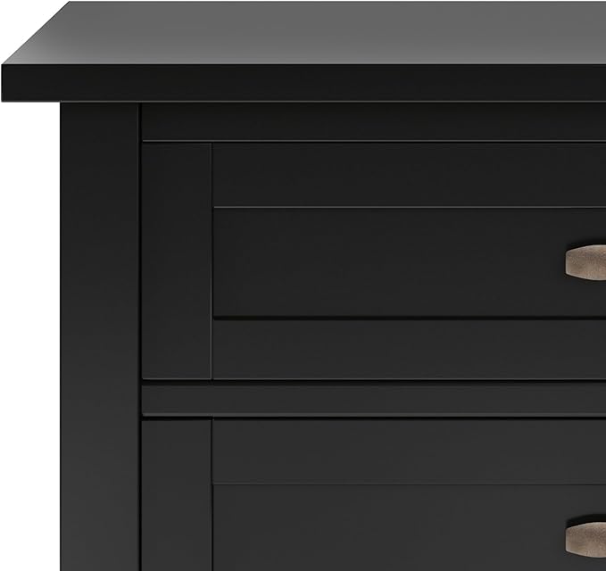 SIMPLIHOME Warm Shaker SOLID WOOD 24 inch Wide Transitional Bedside Nightstand - Image 6