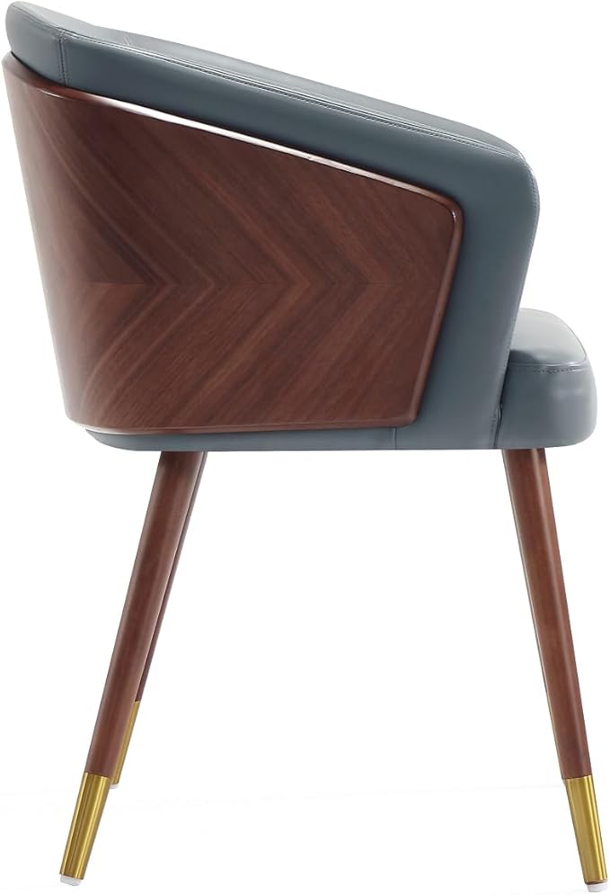 Manhattan Comfort Reeva Modern Dining Chair Upholstered in Tight Fit Leatherette - Image 7
