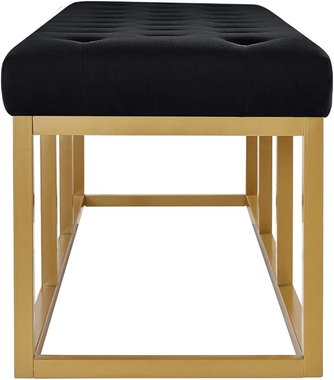 24KF Upholstered Tufted Long Bench - Image 6
