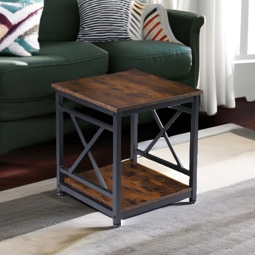 Industrial End Table Side Table - Image 6