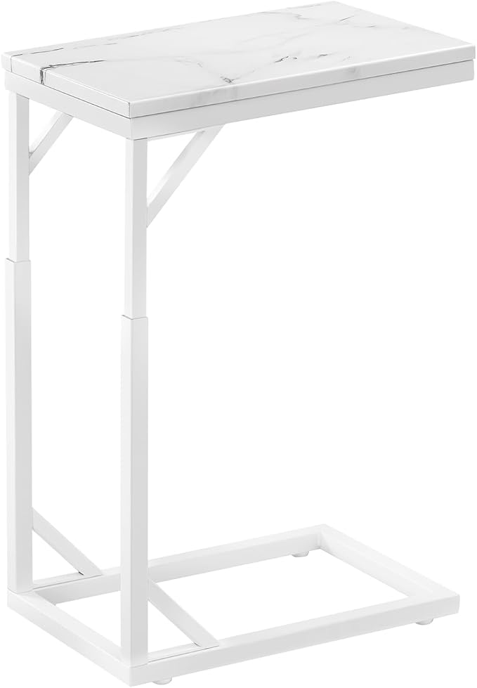 C-Shaped End Table, Small Sofa Table by Joyofcife