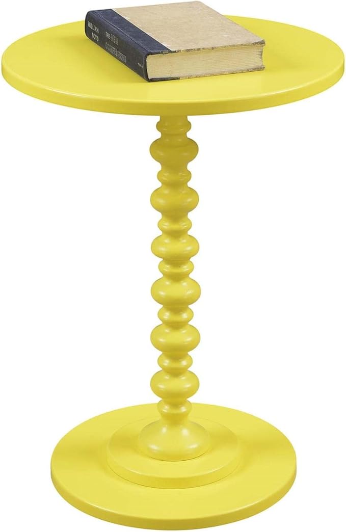 Convenience Concepts Palm Beach Spindle 17.75" Traditional Round End Living Room - Image 4