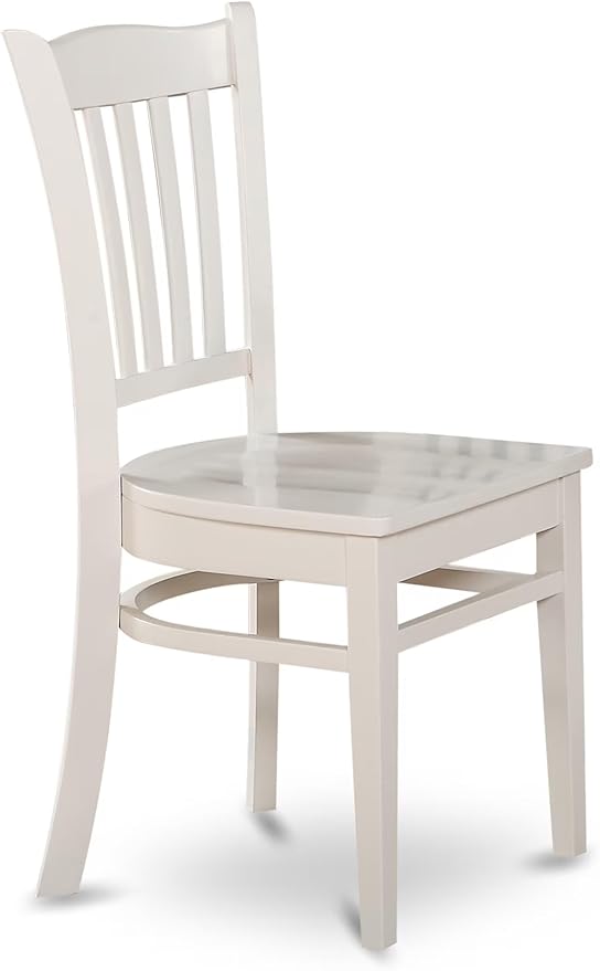 East West Furniture HBGR5-LWH-W 5 Piece Kitchen Table & Chairs Set Includes a - Image 4