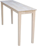 IC International Concepts Extended Length Shaker Console Table, Kitchen/Dining by InternationalConcepts