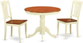 East West Furniture ANAV3-WHI-W 3 Piece Dinette Set by EastWestFurniture