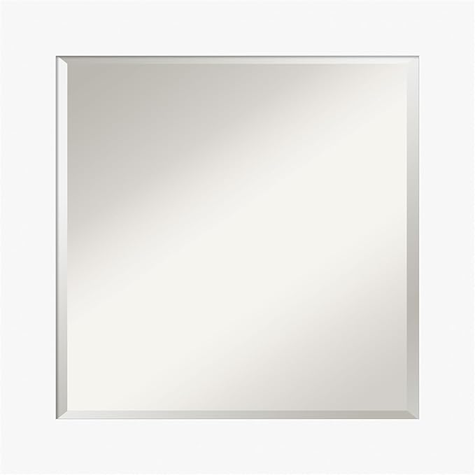 Amanti Art White Bathroom Mirror by AmantiArt