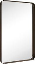 TEHOME 20x30 inch Oil Rubbed Bronze Mirror Dark Bronze Metal Framed Bathroom by TEHOME