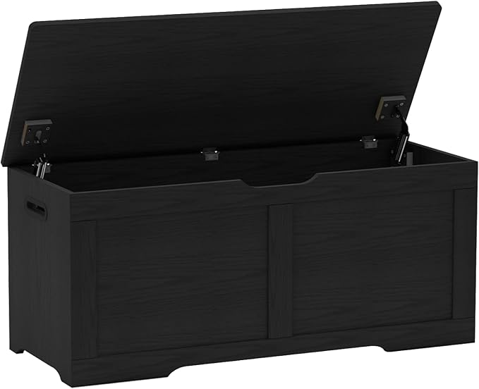 39.4" Storage Chest, Wooden Storage Bench, Lift Top Toy Chest by Timberer