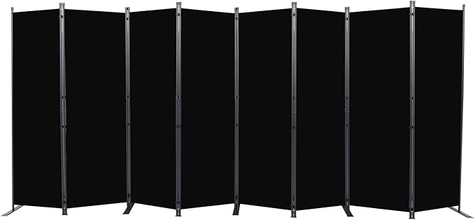 Room Divider, 8 Panel Folding Privacy Screens by CHOSENM