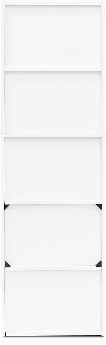 Furinno 5-Tier Reversible Color Open Shelf Bookcase - Image 9