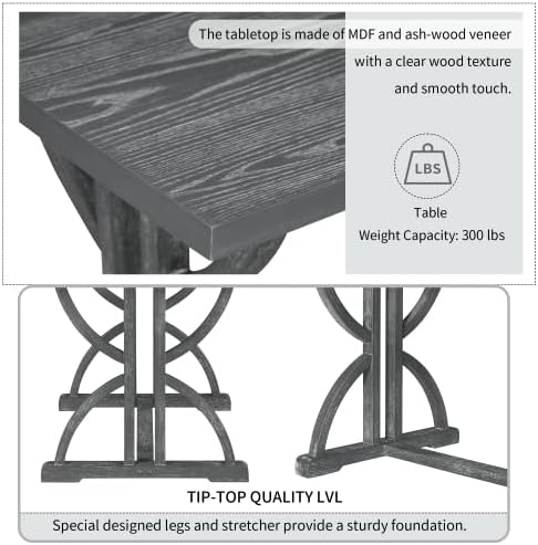 SogesHome 6-Piece Dining Table Set - Image 7