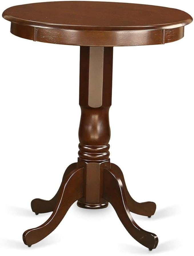 East West Furniture EDVN5-MAH-C 5 Piece Counter Height Dining Table Set - Image 2