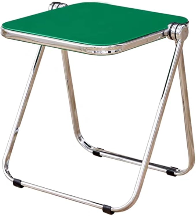Portable Folding End Table, Lightweight Half-Fold Design by HYYTEIBL