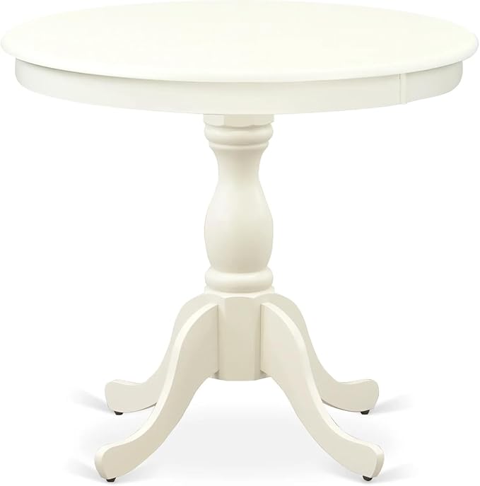 East West Furniture AMDA3-LWH-C 3 Piece Dining Table Set - Image 5