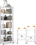 BAYOYONI 6 Tier Industrial Bookshelf by BAOYOUNI