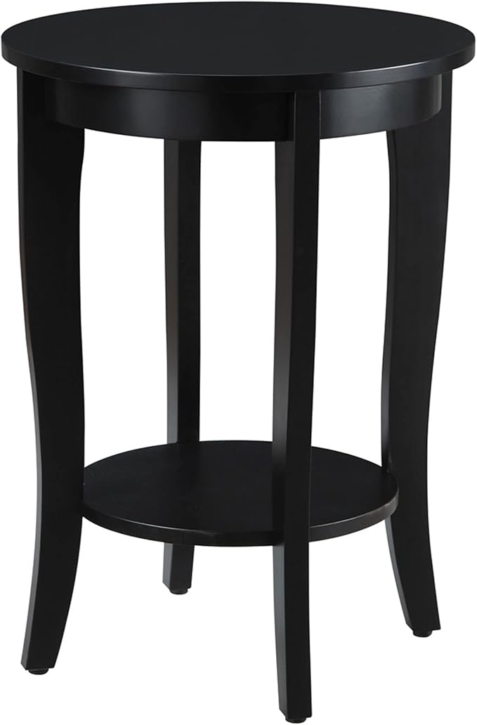 Convenience Concepts American Heritage Round End Table by ConvenienceConcepts