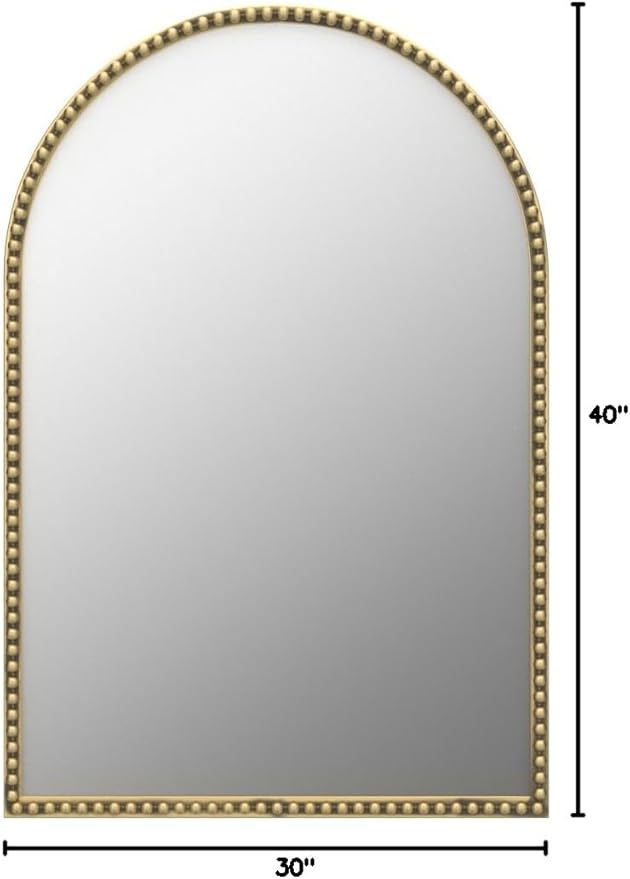 Arched Wall Mirror for Bathroom, Large Modern Distressed Hanging Wall Decor for - Image 8