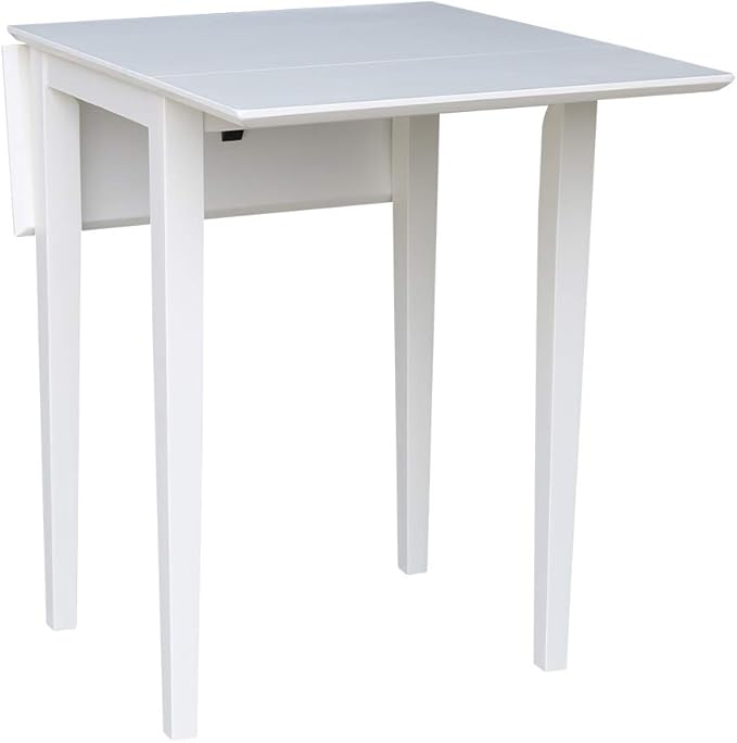 IC International Concepts, Solid Wood Small Drop Leaf Dining Table, Solid Real - Image 9