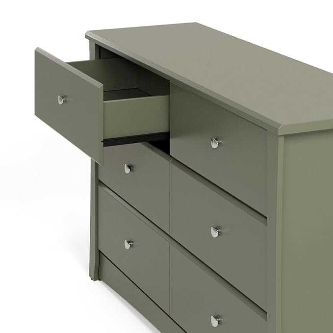 Storkcraft Crescent 6 Drawer Double Dresser – GREENGUARD Gold Certified - Image 4