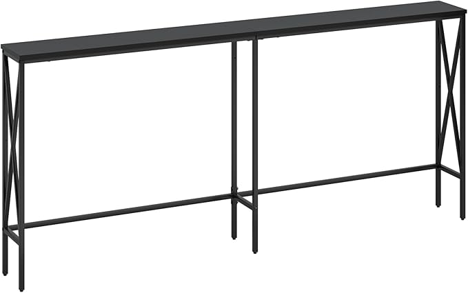 Masupu 70.9" Console Table, Modern Narrow Long Sofa Table Behind Couch by Masupu