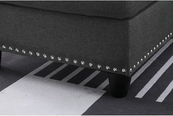 Ball & Cast 98" L Shaped Modular Sectional Couch - Image 7