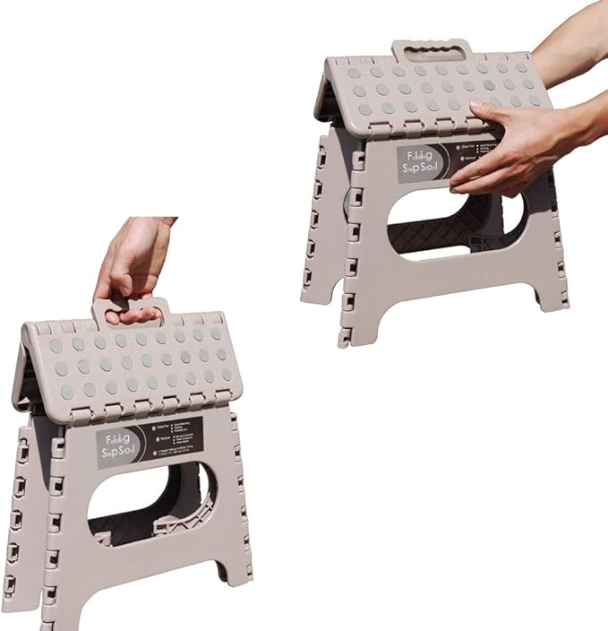 Non-Slip Folding Step Stool, Sturdy Safe Enough - Image 4