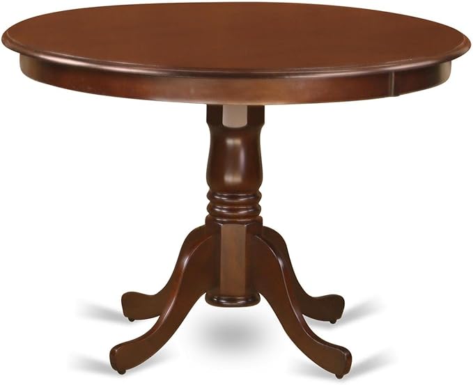 East West Furniture HLML3-MAH-LC 3 Piece Dining Table Set - Image 2