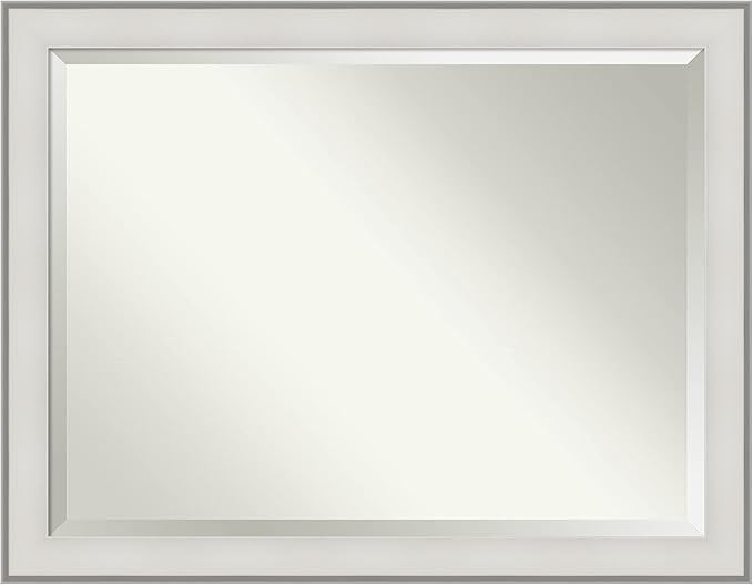 Amanti Art White Bathroom Mirror by AmantiArt
