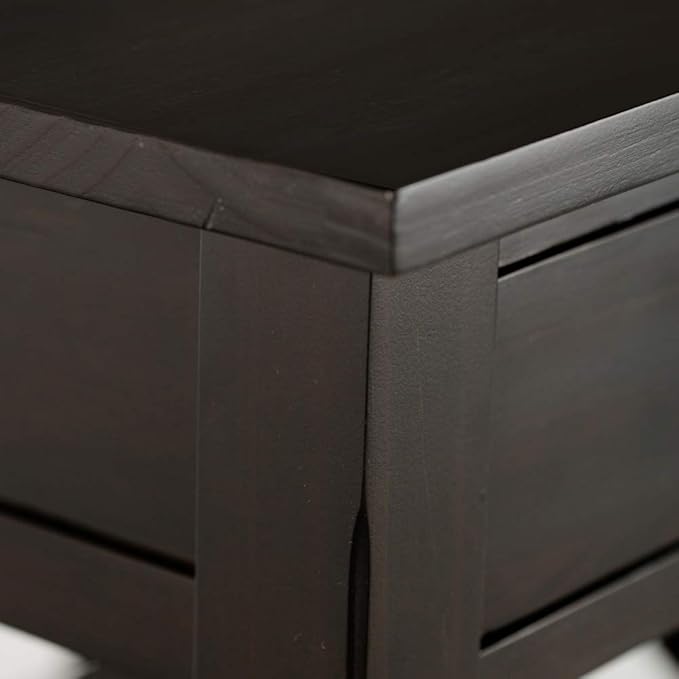 SIMPLIHOME Kitchener SOLID WOOD 21 inch Wide Square Contemporary End Side Table - Image 6