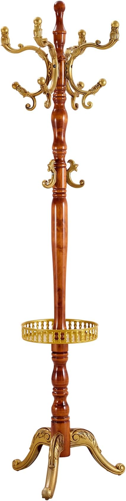 Solid Wood Coat Rack Freestanding, Coat Hanger Stand - Image 7