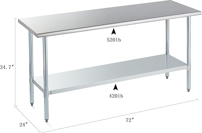 ROCKPOINT Stainless Steel Table - Image 3