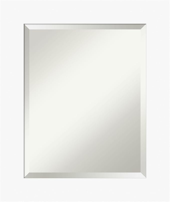 Amanti Art White Bathroom Mirror by AmantiArt