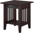 AFI, Mission End Table with Charging Station by AFIFurnishings