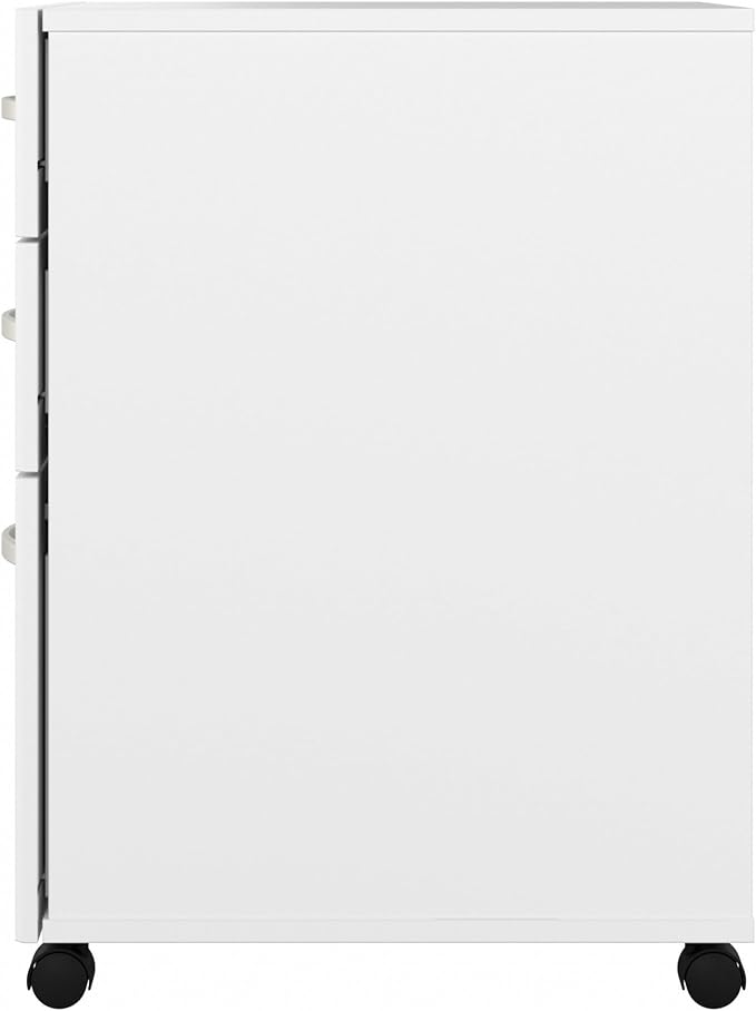 Bush Business Furniture Studio C 3 Drawer Mobile File Cabinet in White - Image 9