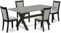 East West Furniture X697MZ606-5 5 Piece Kitchen Table Set by EastWestFurniture