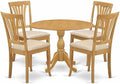 East West Furniture DMAV5-OAK-C 5 Piece Kitchen Table Set by EastWestFurniture