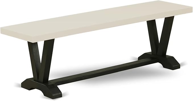 East West Furniture V626VE650-6 6 Piece Kitchen Table Set Contains a Rectangle - Image 5