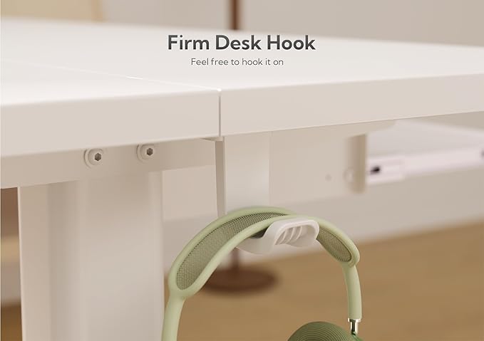 YDN Standing Desk with Keyboard Tray, 48 Inch Height Adjustable Desk with Cable - Image 8