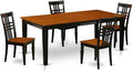 East West Furniture QULG5-BCH-W 5 Piece Kitchen Table Set by EastWestFurniture
