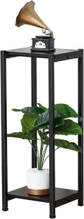 Tall Plant Stand Indoor, 31 Inch Plant Stands, 2 Tier Metal Plant Stand by CozyTimes