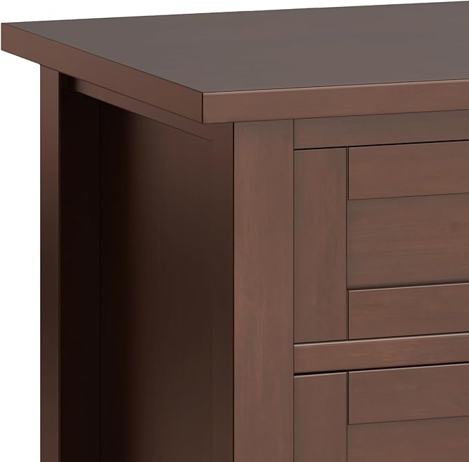 SIMPLIHOME Warm Shaker SOLID WOOD 24 Inch Wide Transitional Bedside Nightstand - Image 6