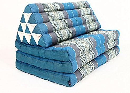 Leewadee 3-Fold Mat XXL with Triangle Cushion – Firm TV Pillow, Foldable by Leewadee