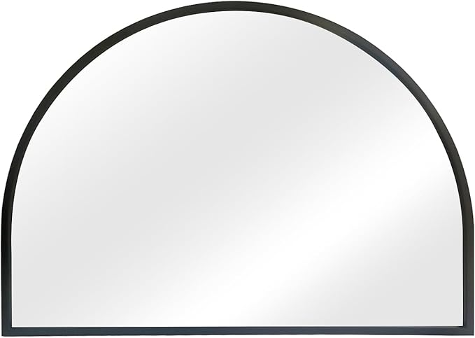 WAMIRRO Minimalist Black Arched Mirror, Window Pane Farmhouse Wall Mirrors Decor - Image 7