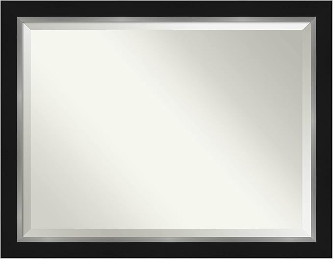 Amanti Art Black Bathroom Mirror by AmantiArt